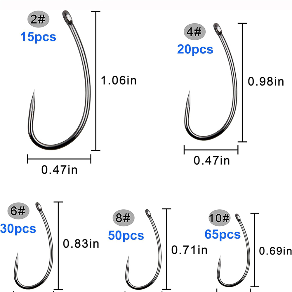 180PCS Barbless Fishing Hooks  - огляд і ціна Fishing Hook Circle