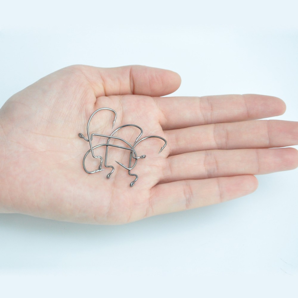 20pcs/lot Wide gap Texas fishi - огляд і ціна Fishing Hook Offset