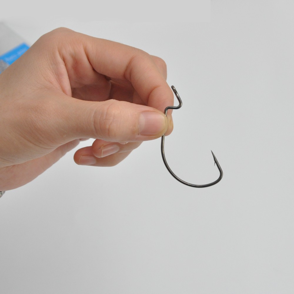 20pcs/lot Wide gap Texas fishi - огляд і ціна Fishing Hook Offset