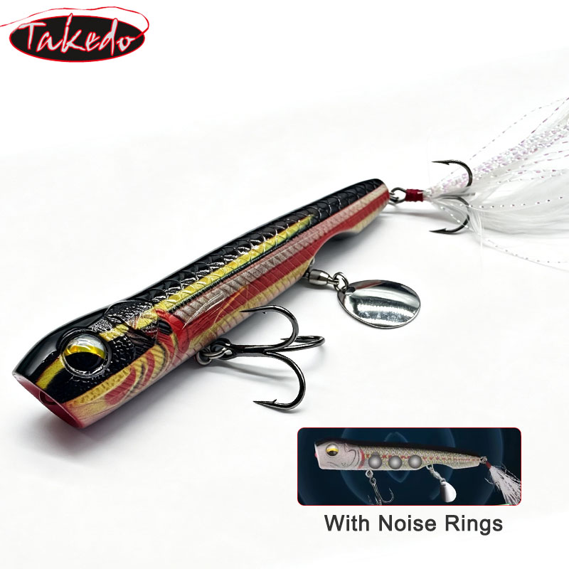 TAKEDO 10G Top Water Popper Fi - огляд і ціна Fishing Hook Treble