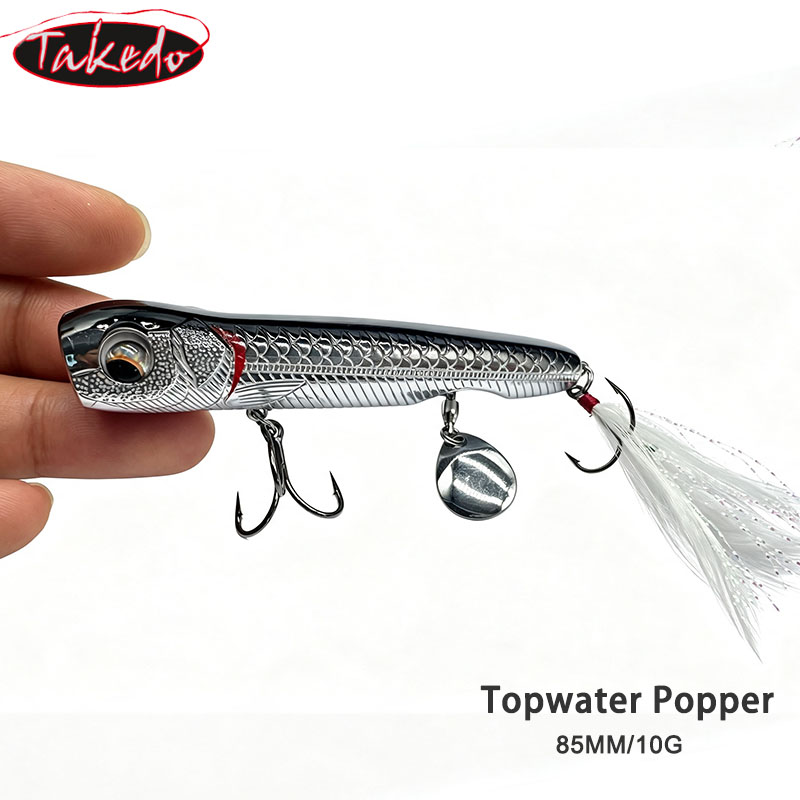 TAKEDO 10G Top Water Popper Fi - огляд і ціна Fishing Hook Treble