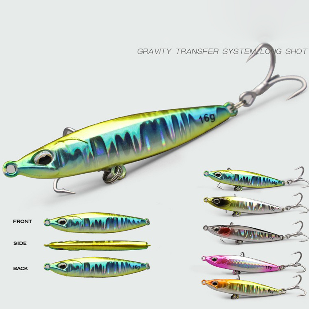 Jig Fishing Lures Metal Jiggin - огляд і ціна Fishing Hook Treble