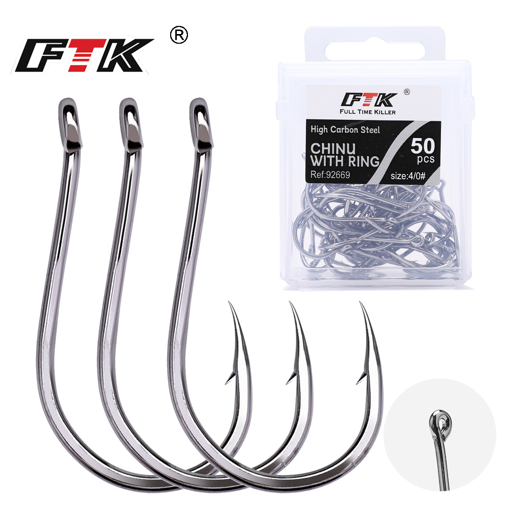 FTK CHINU Fishhook with Ring B - огляд і ціна Fishing Hook Offset