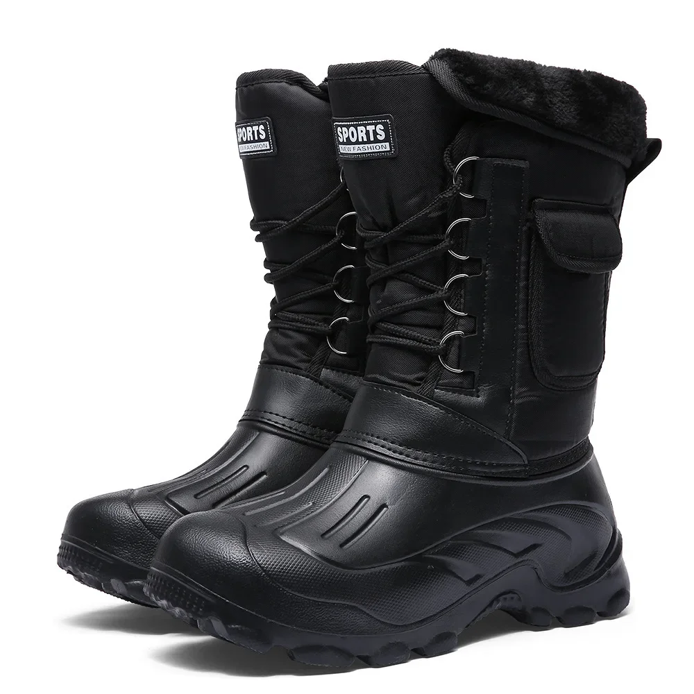 Men Winter Snow Boots Outdoor  - огляд і ціна Fishing Hook