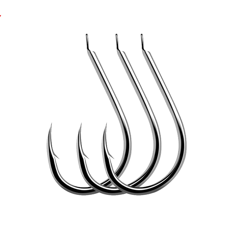 100pcs/Lot 7 Size Barbed Fishi - огляд і ціна Fishing Hook Circle