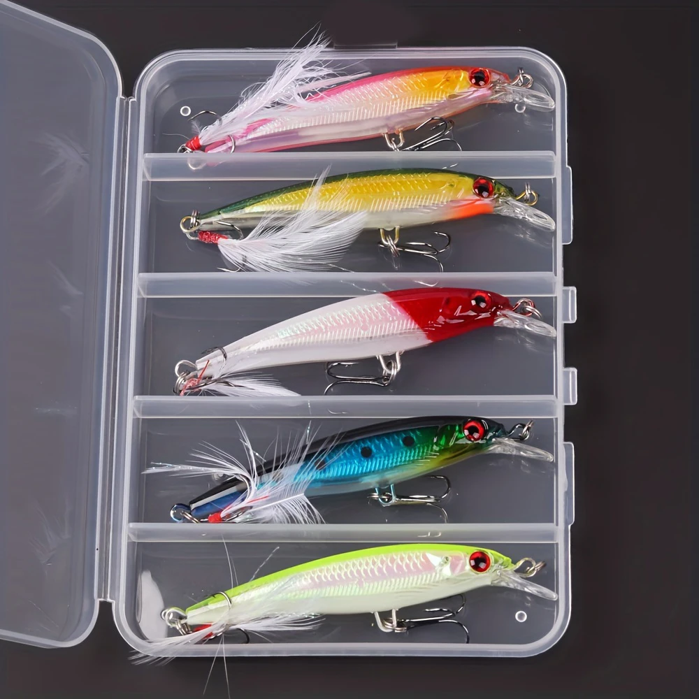 5pcs/box Laser 3D Eyes Bionic  - огляд і ціна Fishing Hook