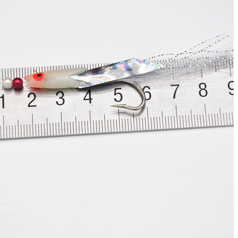 5 Pcs/Set Multi-Color Soft Sil - огляд і ціна Fishing Hook Assortment